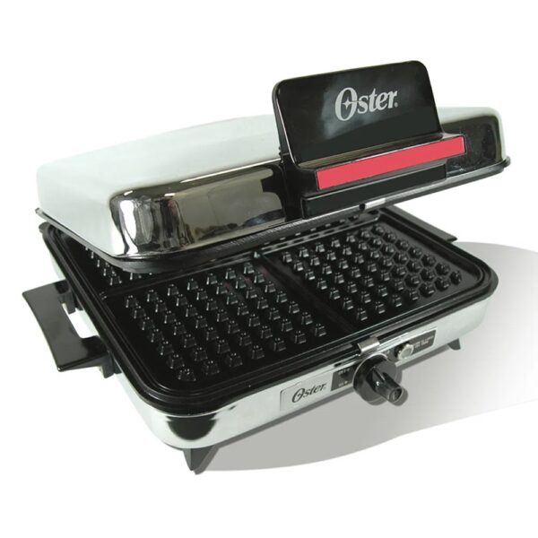 034264061613 Plancha Sanduchera OSTER 4 puestos CG120W Plateado 2 »