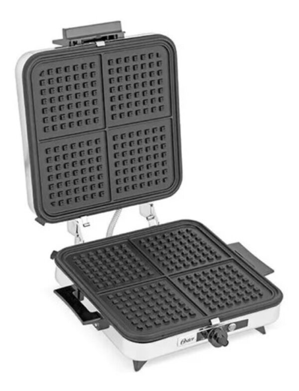 034264061613 Plancha Sanduchera OSTER 4 puestos CG120W Plateado 3 »