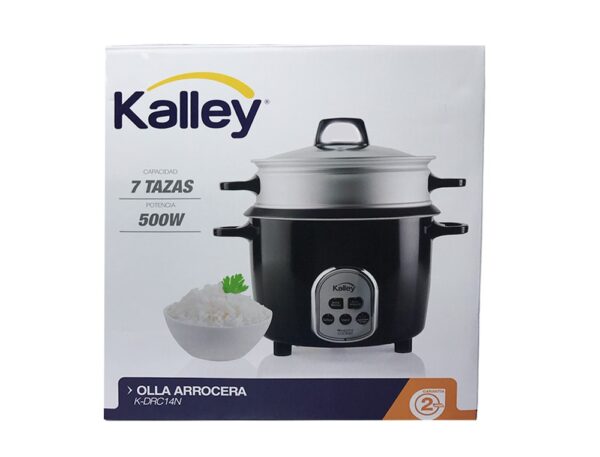 7701023354752 Olla Arrocera KALLEY 7 Tazas K DRC14 Digital Negro 2 1 »