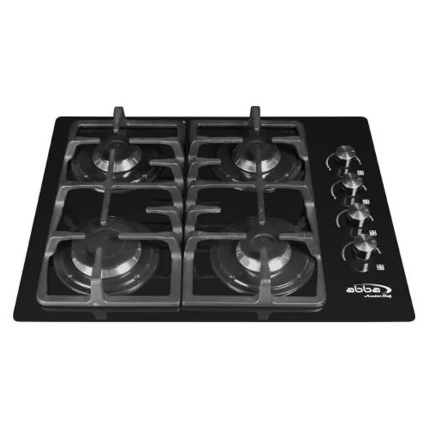 7706060010531 Cubierta ABBA Master Chef 60cms 4 Puestos Gas Natural CG401V5D Negro 1 »